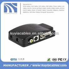 hot selling PC to TV Converter (VGA to RCA/S-Video/VGA)